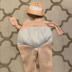 Captain Underpants kids costume, Size S (4-6)